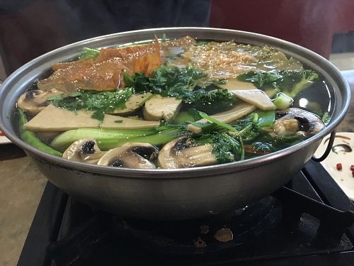 Special Vegetarian Hot Pot at Moonlight Cafe in Seattle