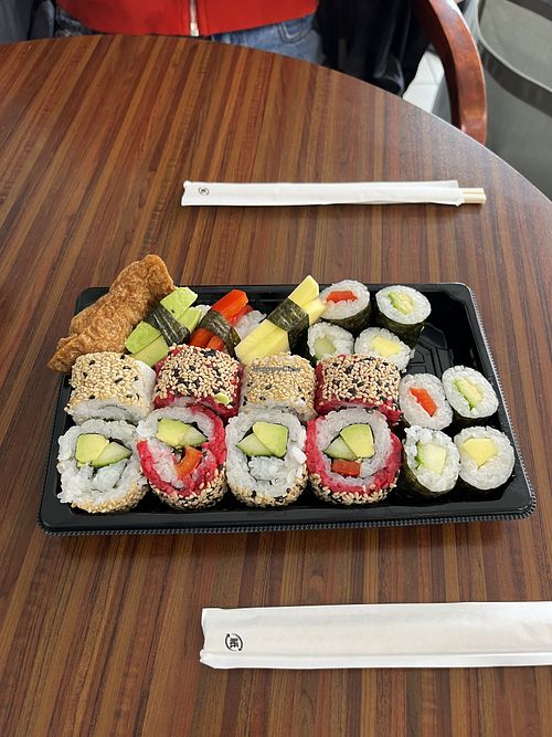 Vegan Sushi Box  at Asian Food & Banh Bao in Stralsund