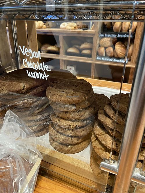 Nantucket Baking Company - Vegan Chocolate Walnut Cookie #Veganuary at Nantucket Baking Company in Grand Rapids