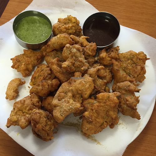 Vegetable pakora at India Chaat Cuisine in Sunnyvale