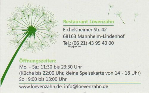 Lövenzahn, Mannheim at Loevenzahn in Mannheim