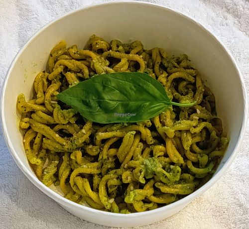 Vegan Trofie Al Pesto at 26KG in Barcelona
