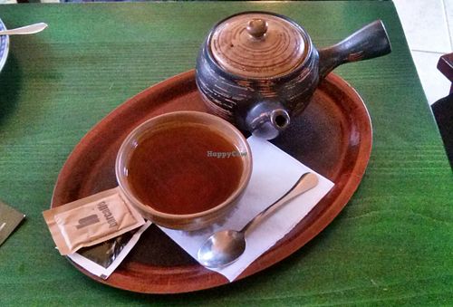 tea serving at Cajarna Stari Most in Novo Mesto