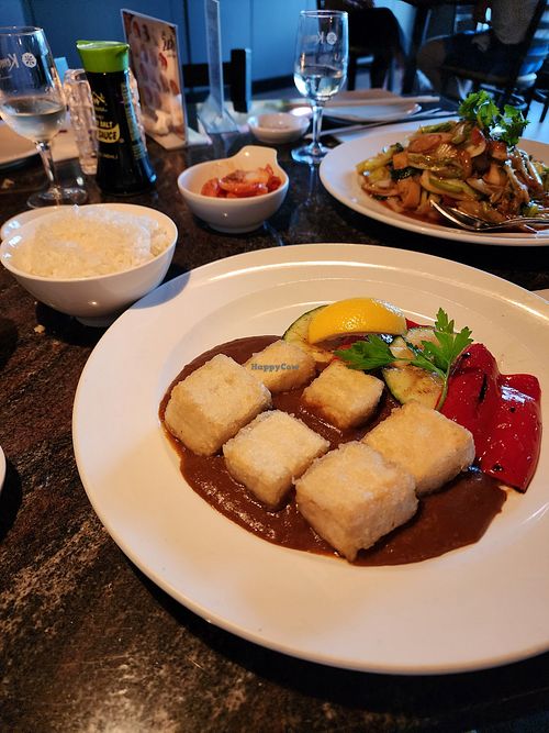 Mikado and Tokyo Fusion Entrees with Tofu (choice of protein) at Komegashi Too in Jersey City