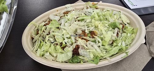 Vegan chorizo bowl at Salsarita's in Evansville