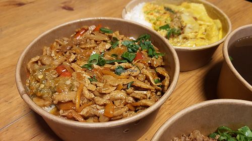 The Vegan Wok at The Vegan Fair at Dizengoff Center in Tel Aviv