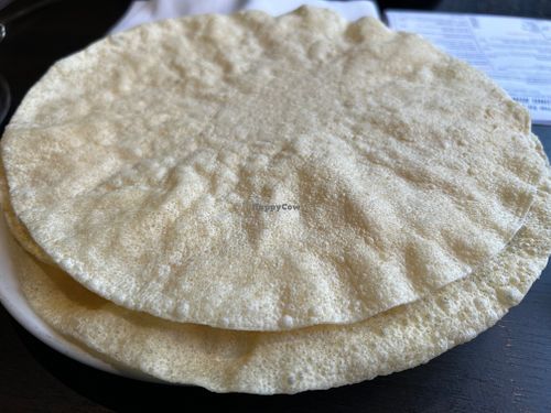 Popadoms  at Bombay Gate in Darlington