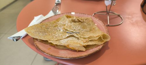 Crêpe with pumpkin jam, pears and walnuts at We Crepes in Lagos