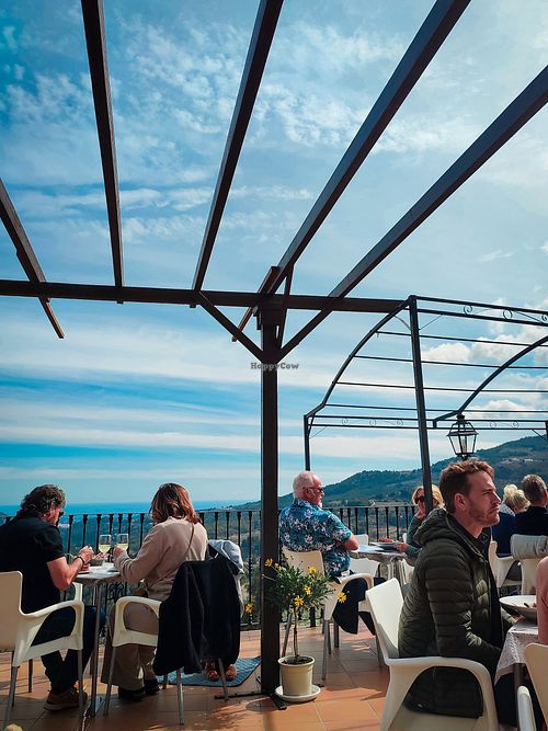 Terrace at Restaurant L'Hort  in Guadalest