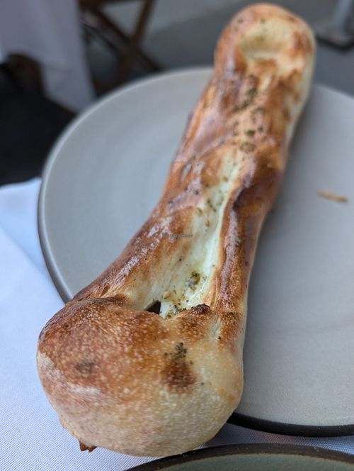 Bread for the hummus at SHŌSH in New York City