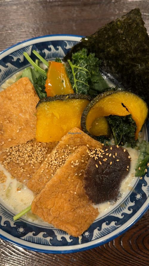 creamy ramen (vegan)  at Hinodeya in San Jose