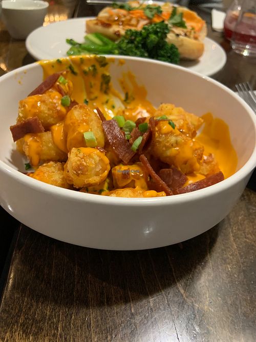 Loaded tots i already started eating haha at THE HIGHLAND in Glenside