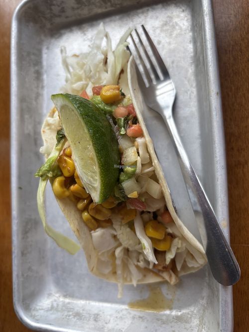 seared tofu taco! at Tacos 4 Life in Blue Springs