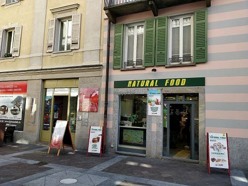 shop front at Natural Food in Lugano