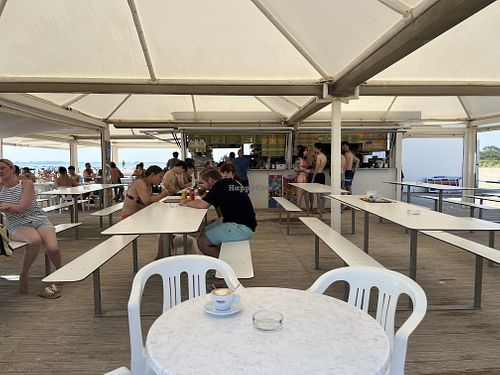 All outdoor seating   at Chiosco al Faro di Punta Sabbioni in Cavallino-treporti
