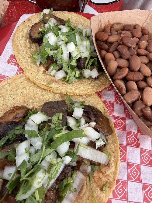 Mushroom tacos   at Mothers Tacos in Napa