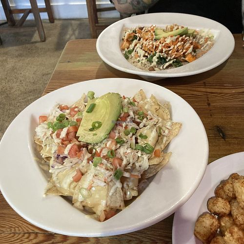 Jackfruit nachos  at Cashew in Chattanooga