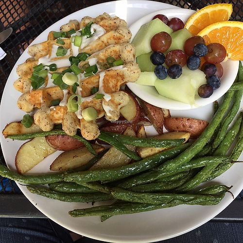 savory brunch waffle at Cashew in Chattanooga