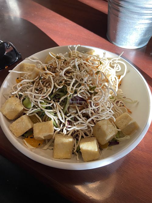 Asian salad bowl with tofu  at Caledonian Hotel  in North Adelaide