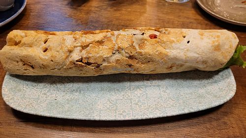 Falafel wrap 🌯 at Diba Persian Restaurant in South West London
