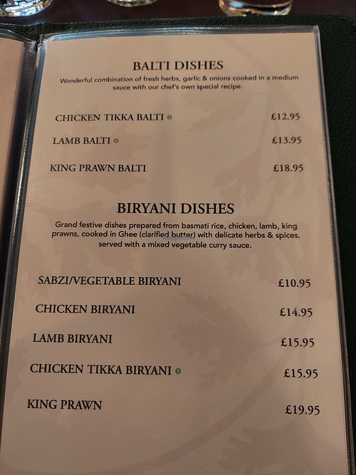 Additional dishes at Cilantro in Edinburgh