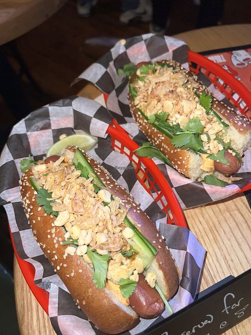 Lions dance hot dogs  at Tallboy in Oakland
