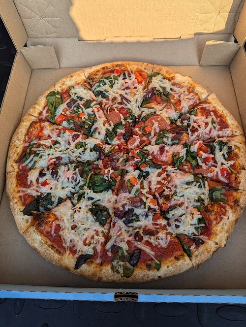 Plant-based Mediterranean (large) at Panago Pizza - Bremner Blvd in Toronto