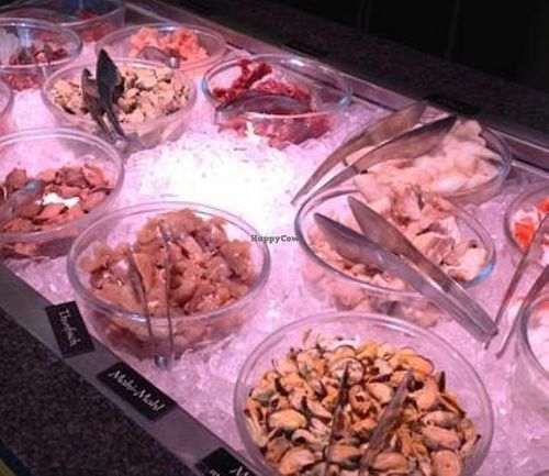 Fleisch- / Fischauswahl at Mongo's in Duisburg