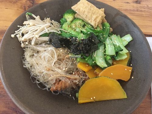 bowl for 185 dollars at Vege Creek 蔬河 - Yanji St in Taipei