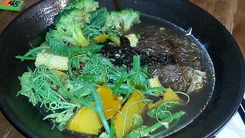 soup option at Vege Creek 蔬河 - Yanji St in Taipei