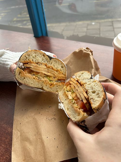 Vegan BLT at Little Bagel Co in Bristol
