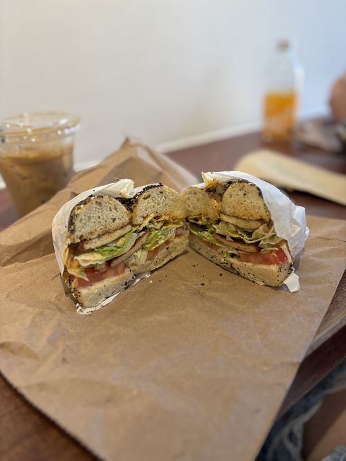 April ‘26 | vegan BLT bagel  at Little Bagel Co in Bristol