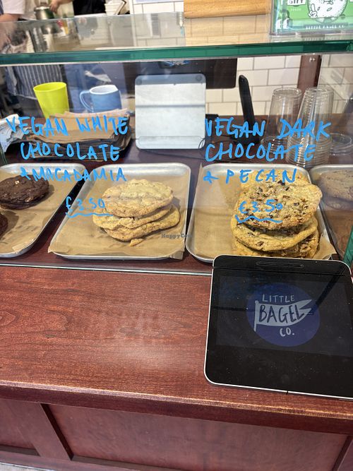 April ‘26 | vegan cookies  at Little Bagel Co in Bristol