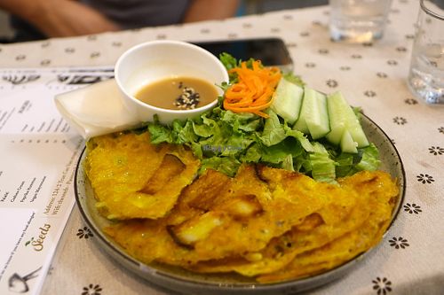 Vietnamese pancake at The Seeds Plant-Based Foods & Desserts in Hoi An