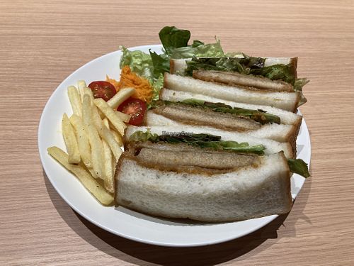 Katsu sandwich   at HND - Diversity Diner - T3 - Departures in Tokyo