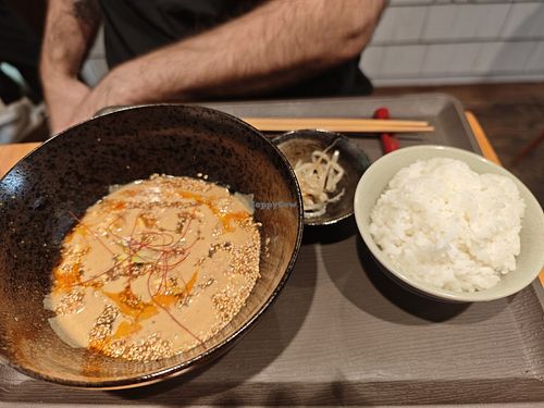 Mild white sesame tofu - sooooo good!!! 🤤 at Tsuminaki Mapo Tofu - 罪無き麻婆豆腐 in Tokyo