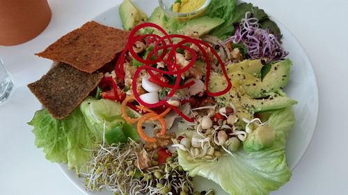 Rawsome green salad at Rawsome in Arnhem