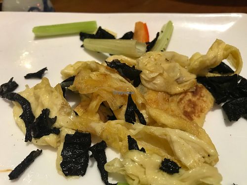 Noodles made of tofu skin (we already ate half) at San Xiu Tang in Shenzhen