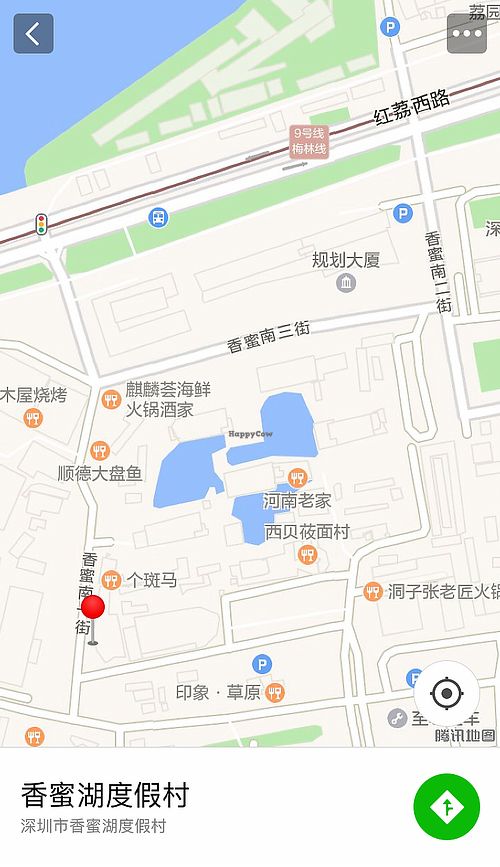 Location to show a taxi driver  at San Xiu Tang in Shenzhen