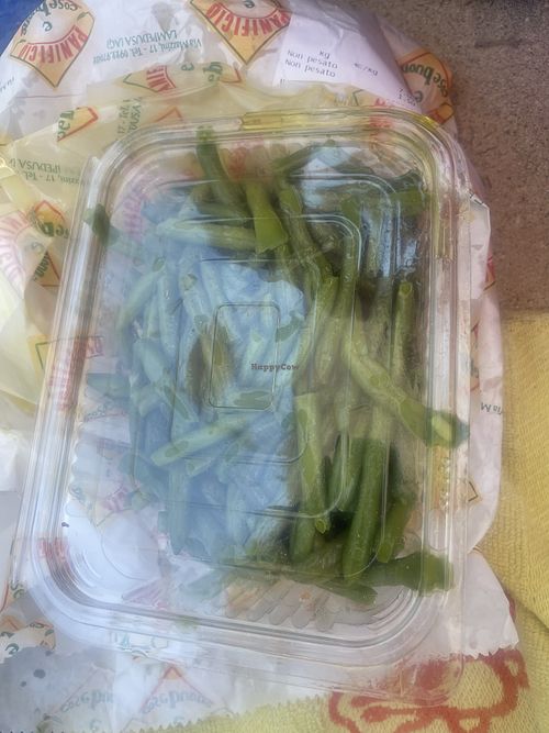 Green beans with lemon  at Panificio e Cose Buone in Lampedusa E Linosa
