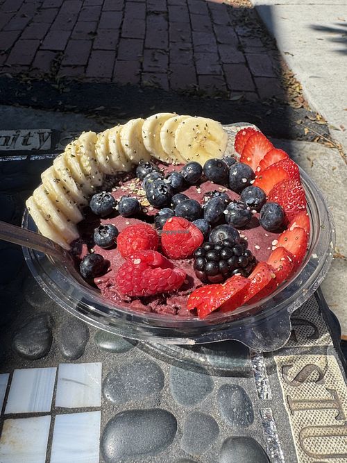 Junior acai bowl  at Hermosa Surf in La Jolla