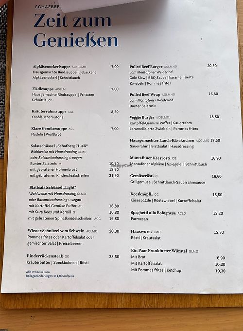   at Schafberghüsli Bergstation in Gargellen