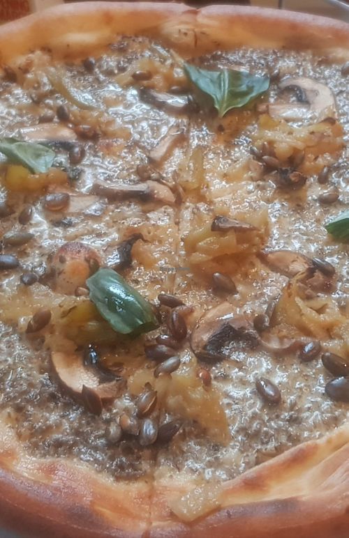 Truffle in paradise 14" pizza (vg) at I Scream for Pizza in Sunderland