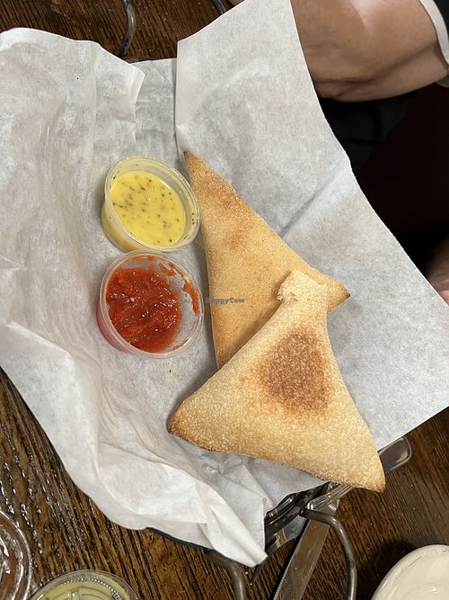 Complementary bread  at Little Sicily in Beckley