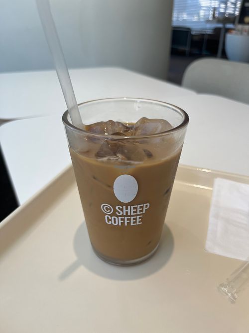 Cold brew with oat milk  at Sheep Coffee - 쉽커피 사상점 in Busan