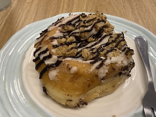 Cookie crumb donut PHP150  at Odd Cafe in Makati