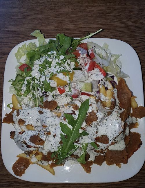 Veganer Dönerteller  at Reyna Kebap in Zimmern Ob Rottweil
