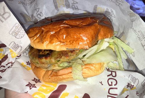 Vegetal burguer  at 35 Burger in Merida