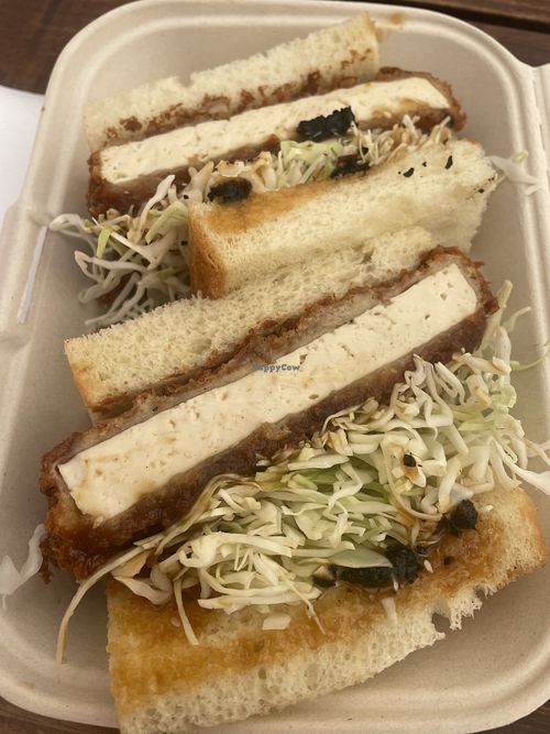 Tofu katsu sando  at Tokyo Sando in Portland