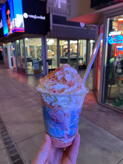 Strawberry Cheezecake Sundae at Ben & Jerry's in Las Vegas
